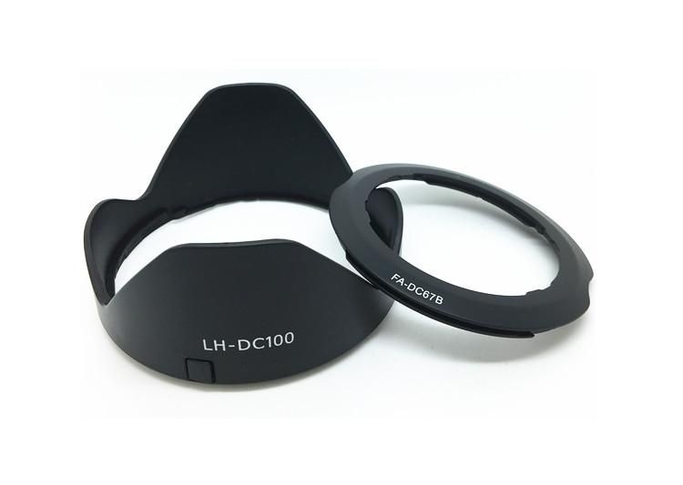 LH-DC100 dc100 flower Lens Hood FA-DC67B Adapter For Canon PowerShot G3X SX60HS SX50HS SX40HS SX30IS SX20IS SX530HS SX520HS