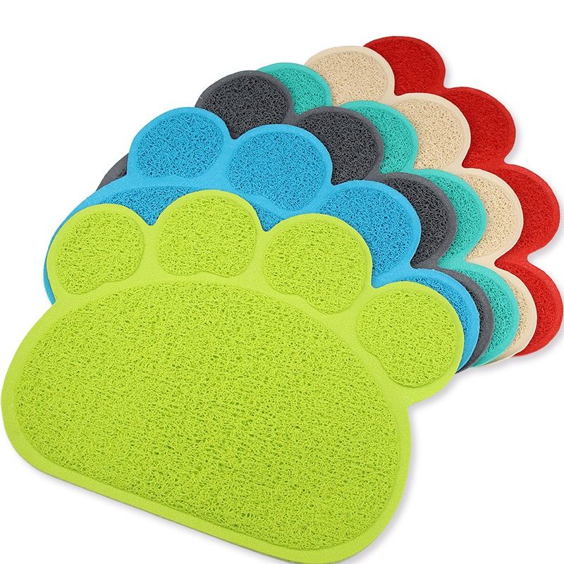 Waterproof Pet Cat Litter Mat Non-slip Feeding Bowl Placemat