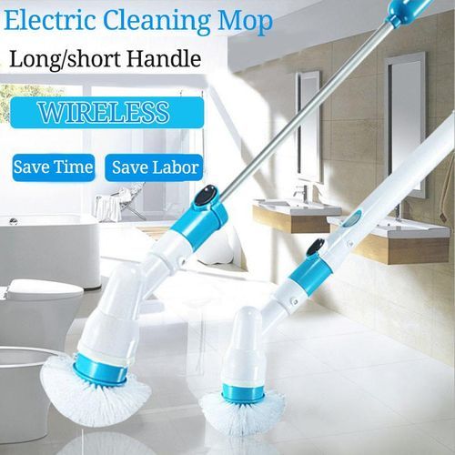 Electric Cleaning Brush Wireless Charging Automatic  Apricot