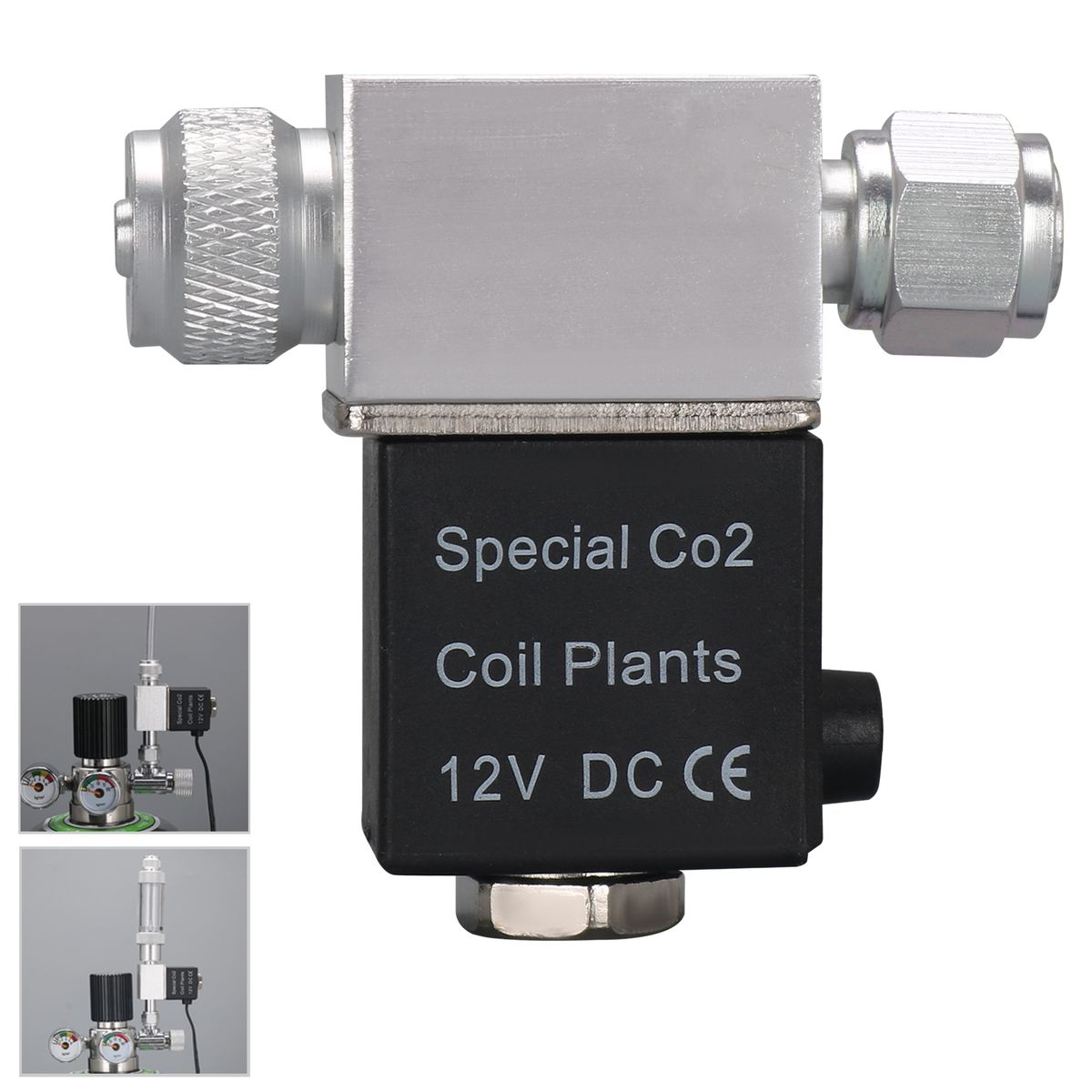 Solenoid Valve For Aquarium CO2 System Regulator DC 12V
