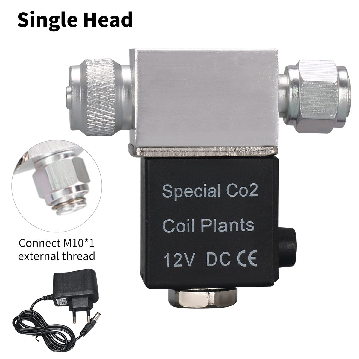 Solenoid Valve For Aquarium CO2 System Regulator DC 12V