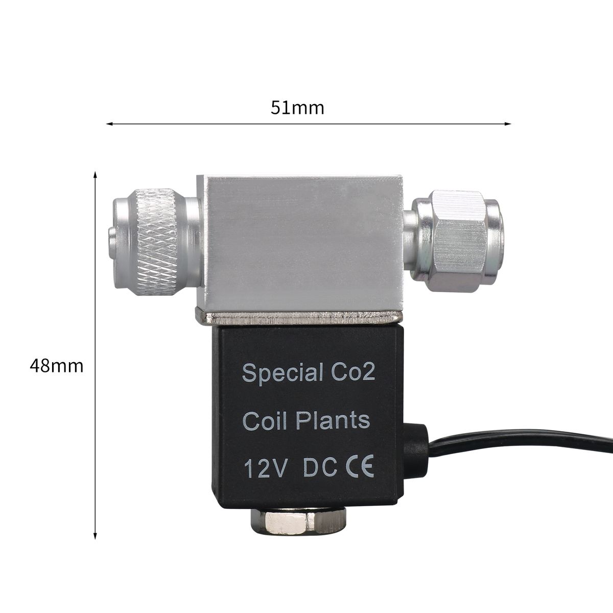 Solenoid Valve For Aquarium CO2 System Regulator DC 12V