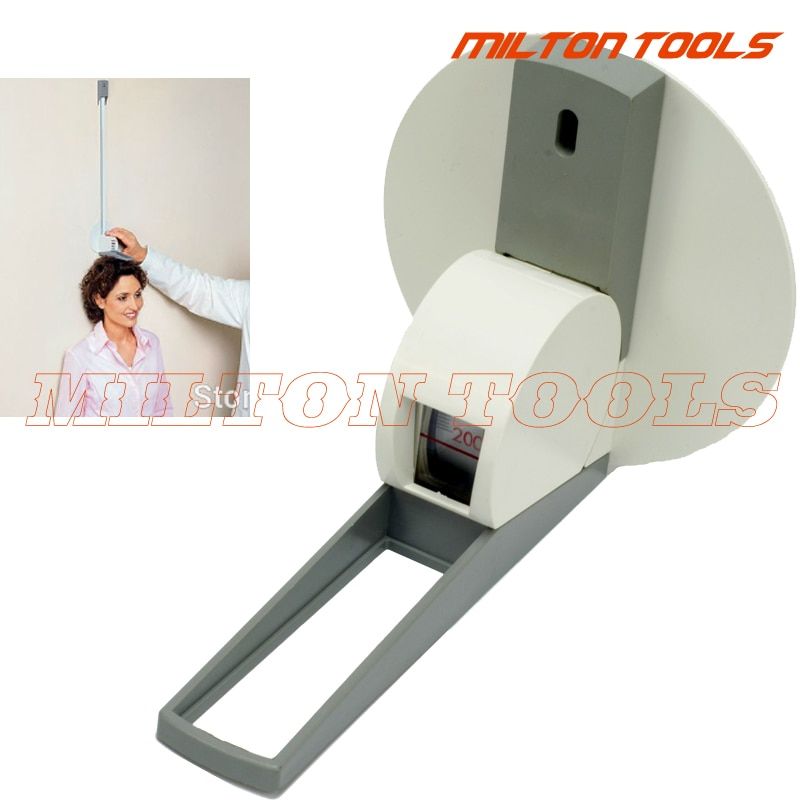 1pcs 200cm Body Height Rod Wall Mounted Tape Measure