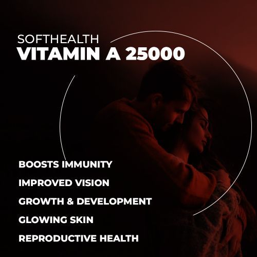 Vitamin A 25000IU Capsules - 3 X 10 Capsules