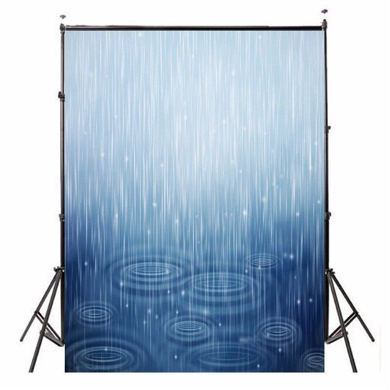 7X5FT Vinyl Rain Water Drop Backdrop Photography Photo Prop Background Studio