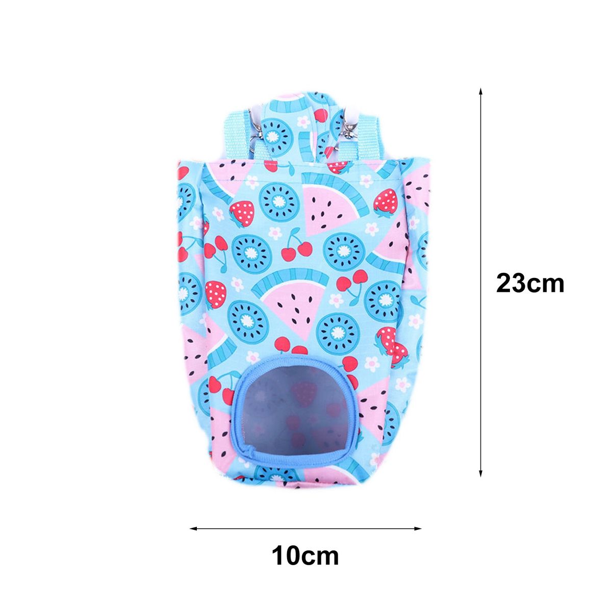Pet Hay Bag Chinchilla Hanging Hay Bag Food Dispenser Sky Blue