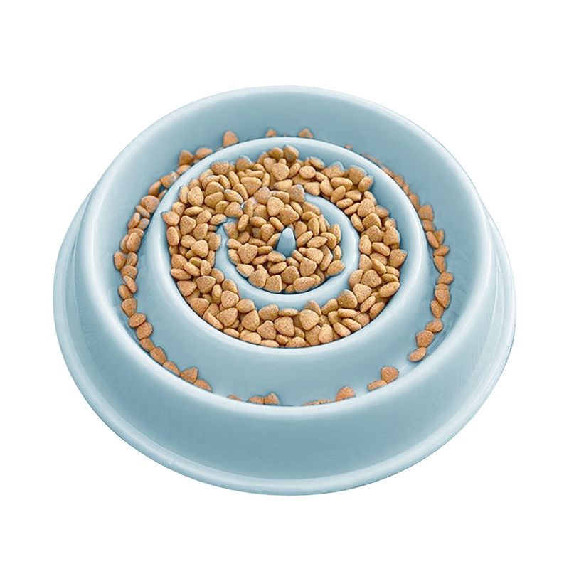 Pet Bowl Plastic Anti-choking Slow Food Pet Bowl