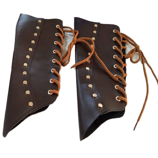 Arm Warmer Guard Armor Cuff Leather Bracer Warrior Knights