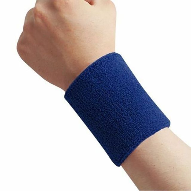 Terry Cotton Sweatband Wristband Sports Tennis Yoga Arm Arm