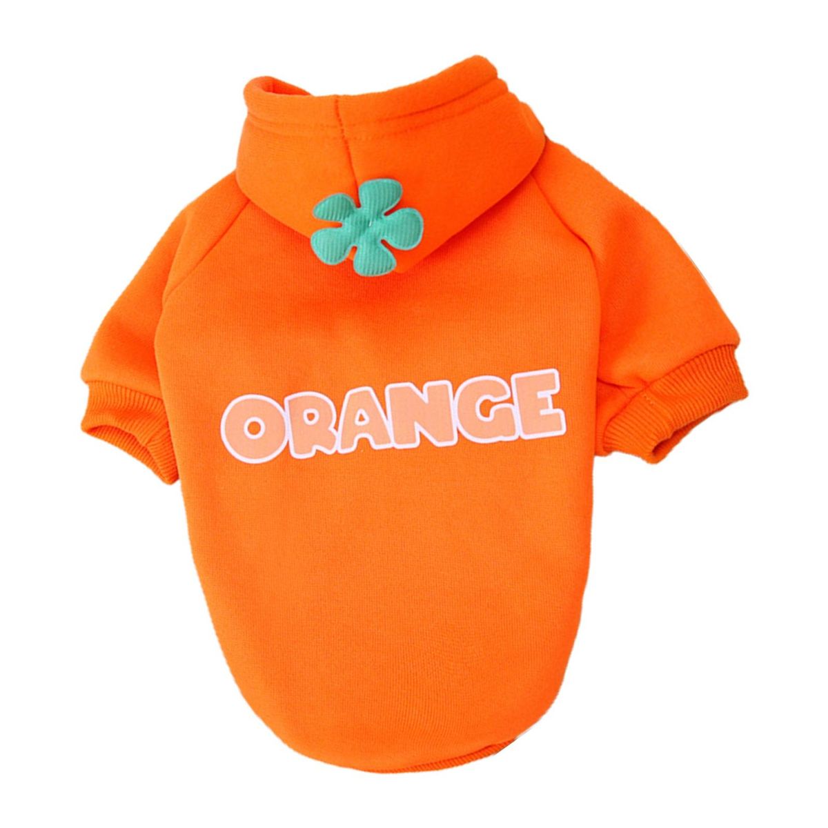 Pet Costume Fruit English Print Pet Vest Orange