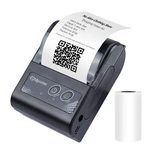 Portable 58mm Wireless BT Thermal Receipt Printer