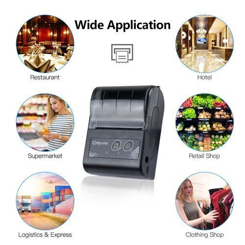 Portable 58mm Wireless BT Thermal Receipt Printer