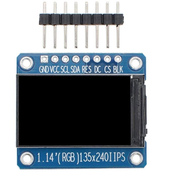 1.14 In Hes TFT Display IPS L D Display Module ST7789 135 * 240   S Reen-blue