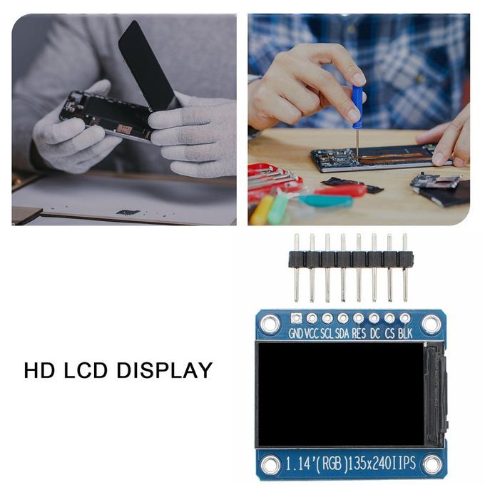 1.14 In Hes TFT Display IPS L D Display Module ST7789 135 * 240   S Reen-blue