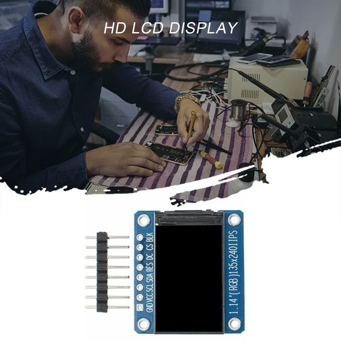 1.14 In Hes TFT Display IPS L D Display Module ST7789 135 * 240   S Reen-blue