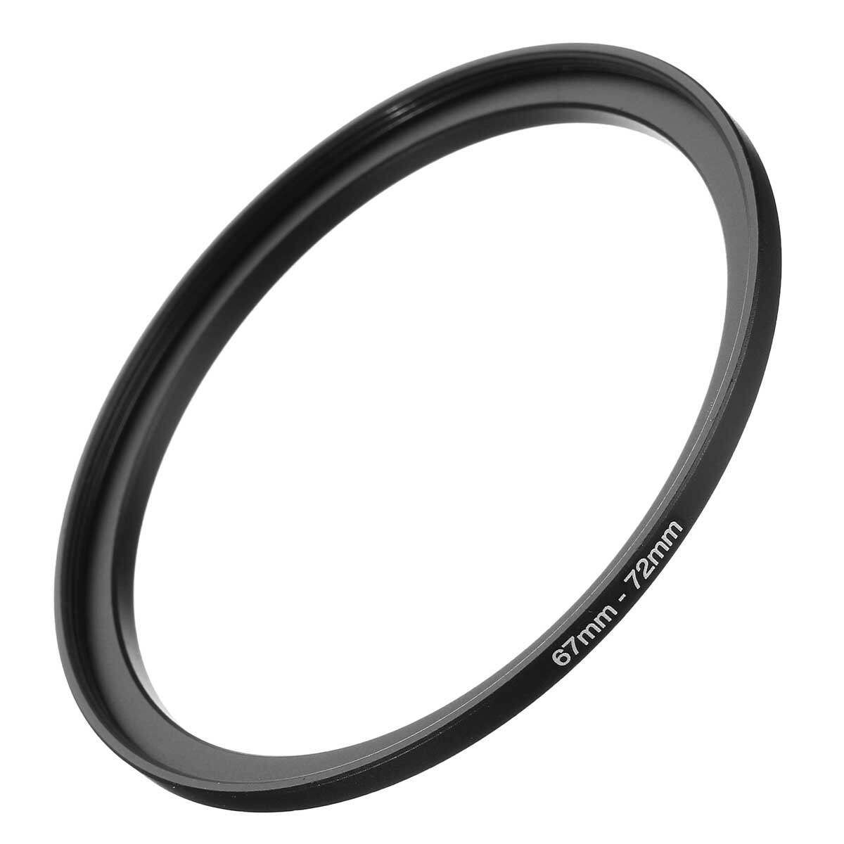 67-72mm 67mm-72mm 67 To 72 Metal Step Up Lens Filter Ring Stepping Adapter Black