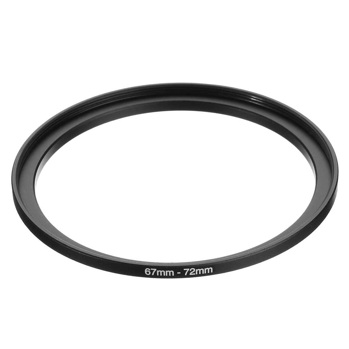 67-72mm 67mm-72mm 67 To 72 Metal Step Up Lens Filter Ring Stepping Adapter Black