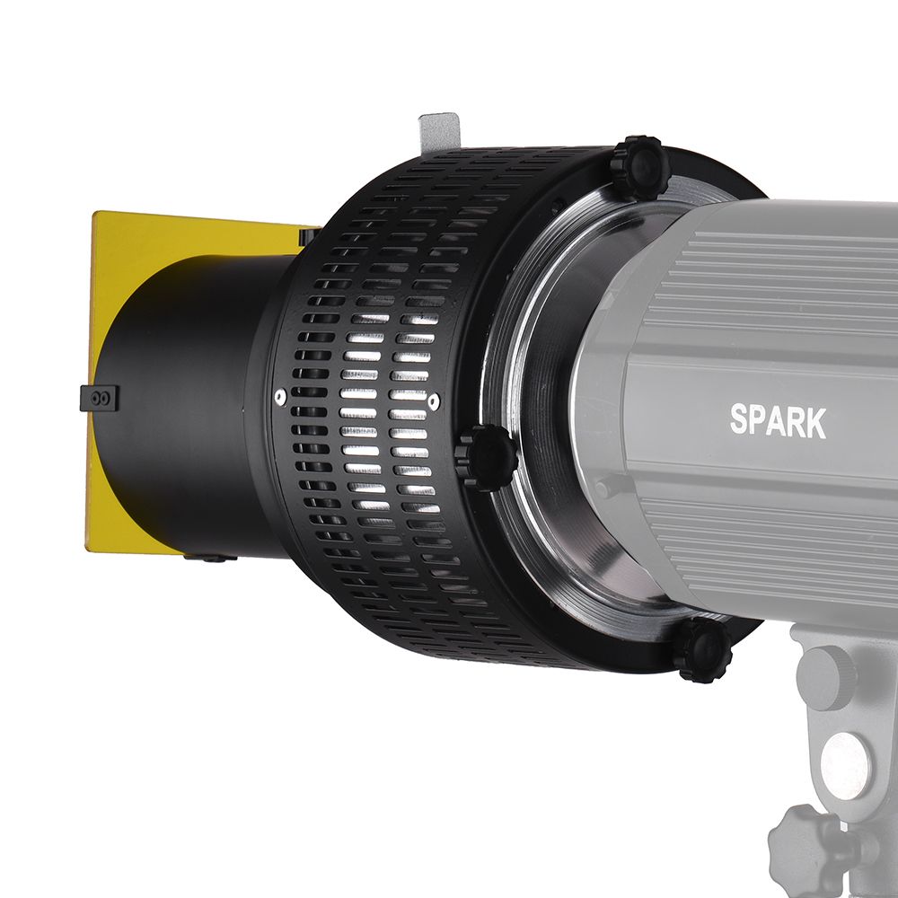 Metal Bowens Mount Focusing Snoot Reflector Flash Diffuser