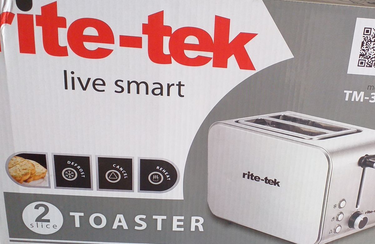 2 Slice Pop Up Bread Toaster