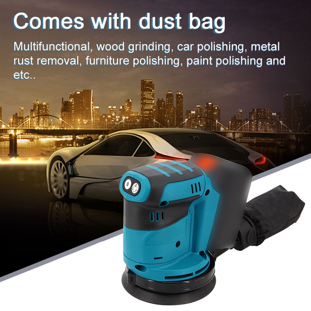 125mm Brush Motor Cordless Orbital Sander Wood Grinder
