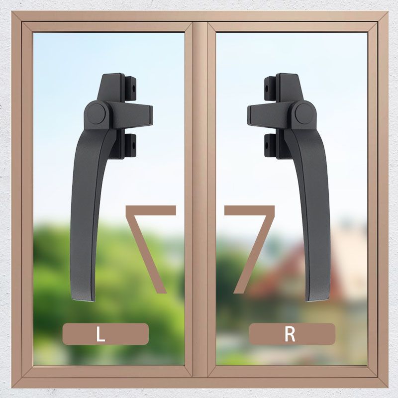 Aluminum Alloy Window Handles Type 38 Casement Window Lock Handle  Safety
