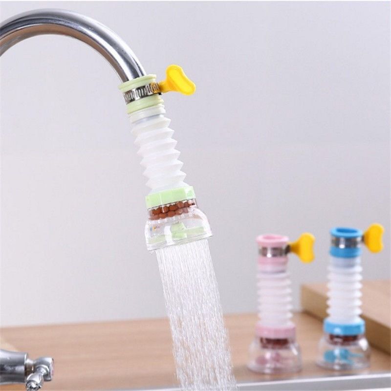 3PCS Kitchen Faucets Water Tap Anti Splash 360 癛otatable