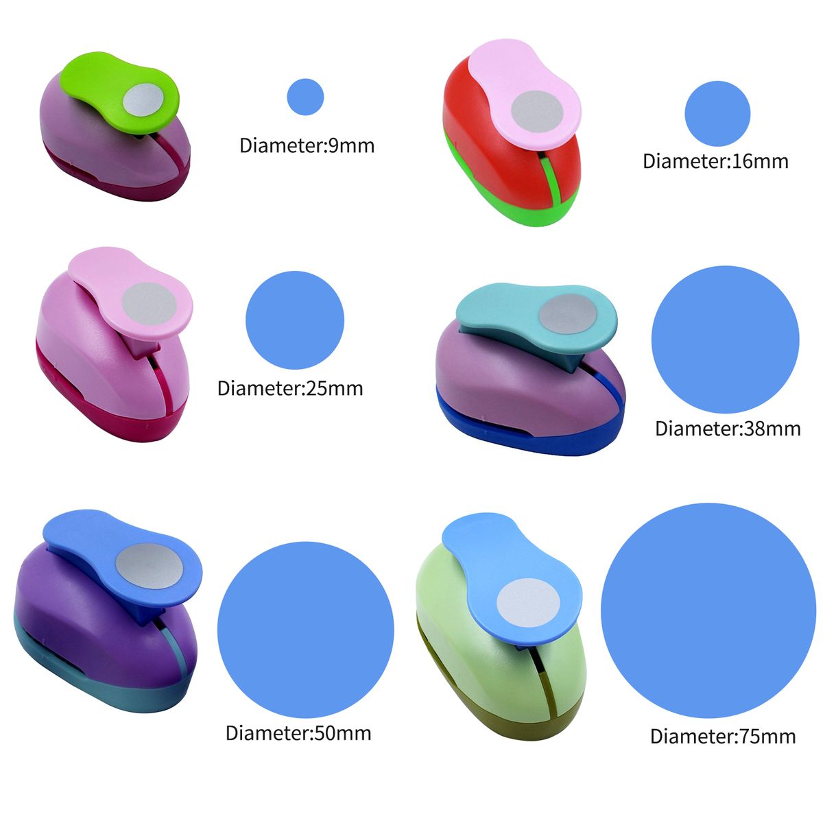 38mm Craft Hole Circle Punch Handmade Scrapbook Paper