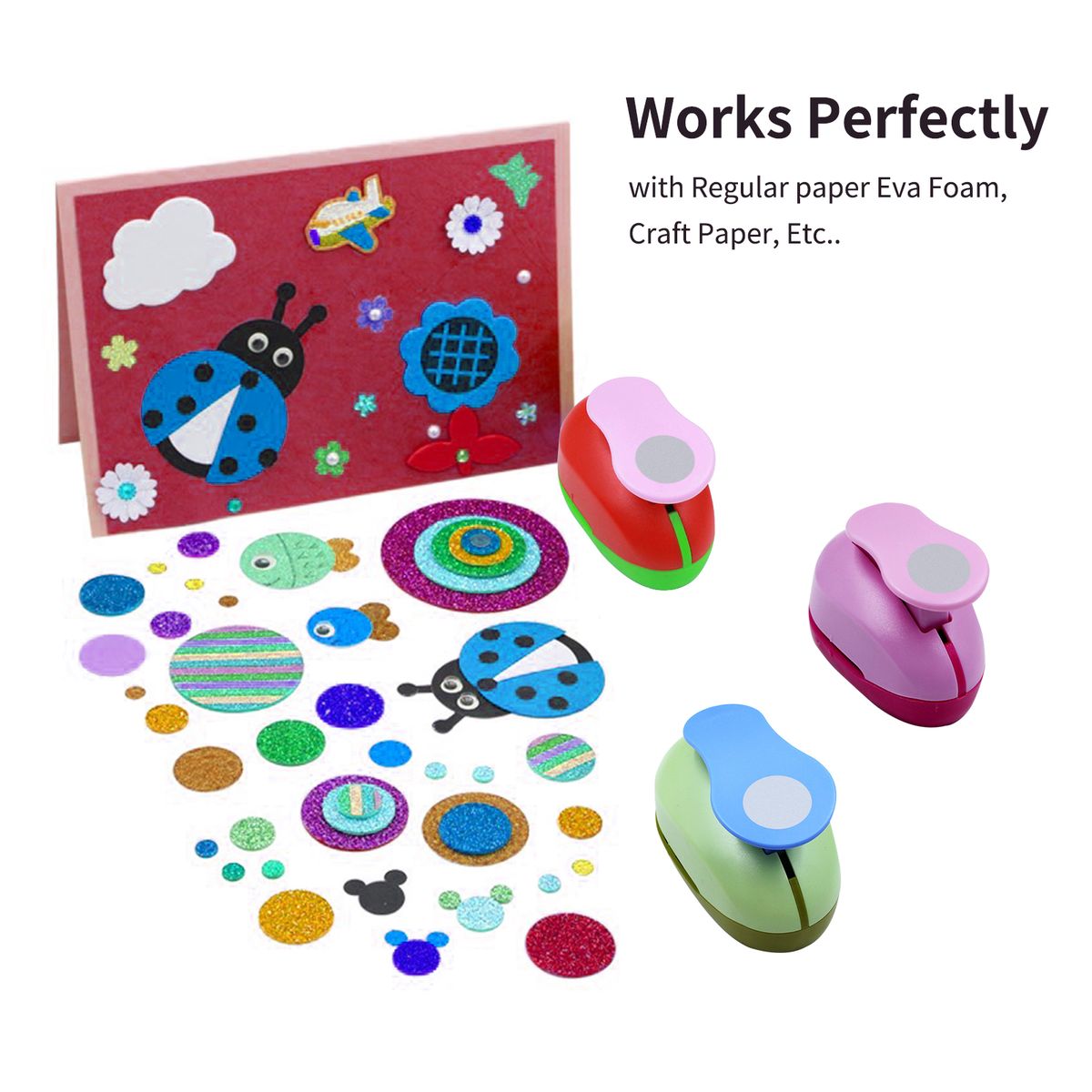 38mm Craft Hole Circle Punch Handmade Scrapbook Paper