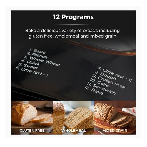 Fast Bake 2lb Digital Bread Maker - 550W