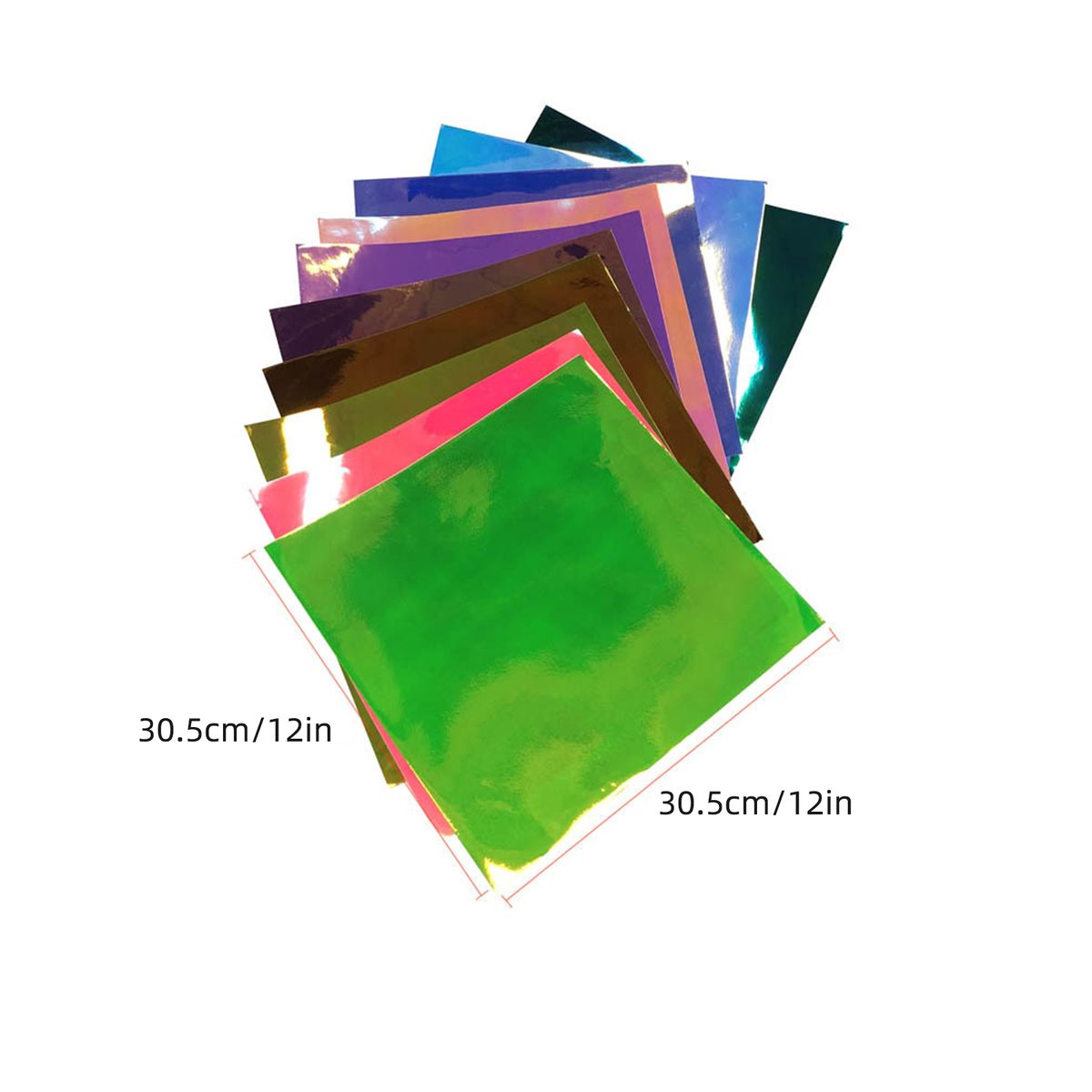 Holographic Adhesive Craft Vinyl 30.5x30.5cm/12x12In 7