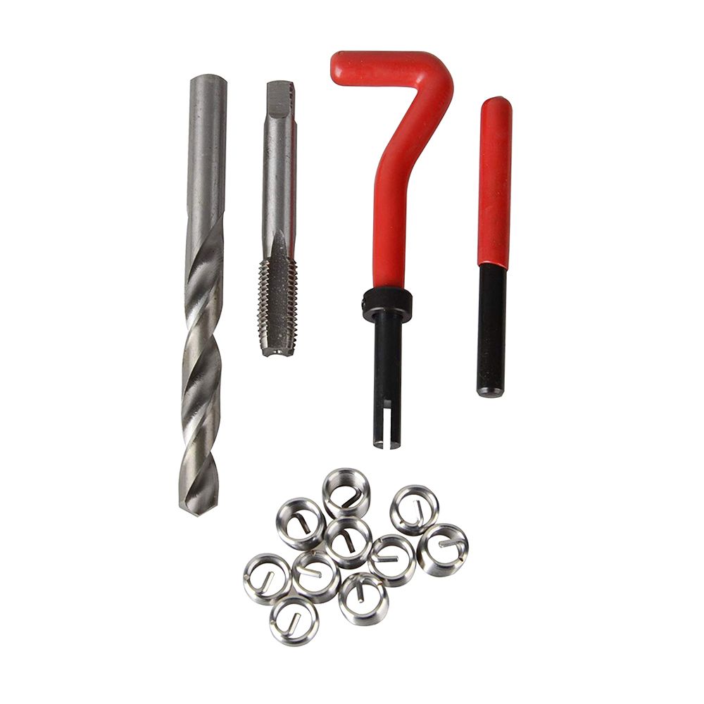 131Pcs Stripped Thread Rethread Helicoil Repair Kit Set