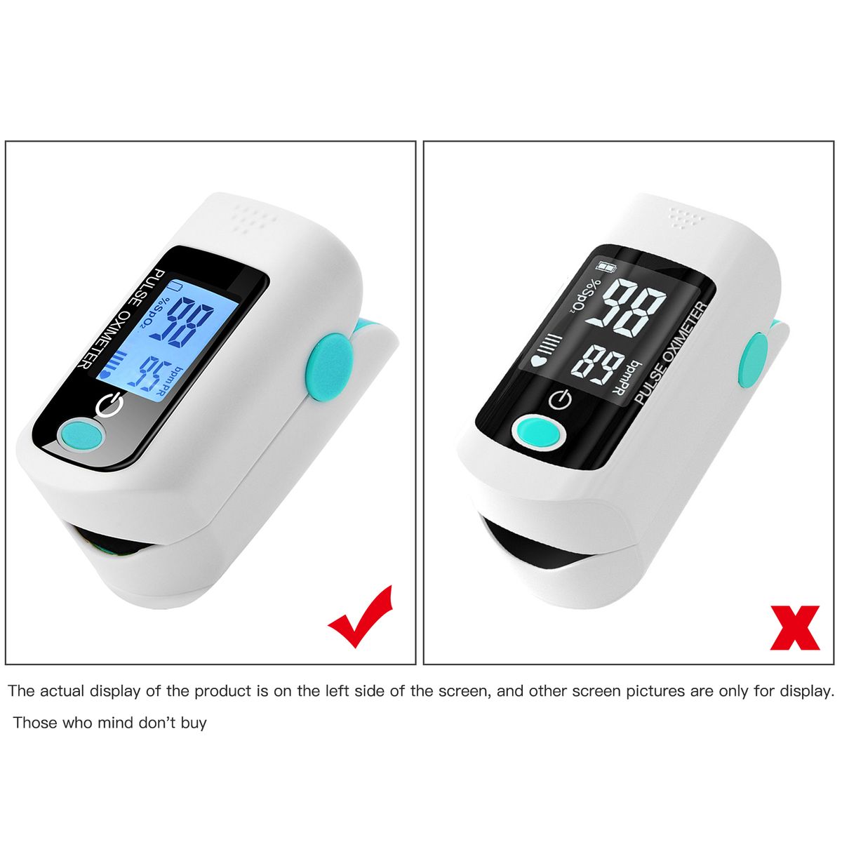 Fingertip Pulse Oximeter Blood Oxygen Saturation