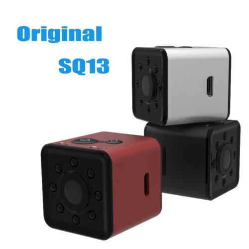 Mini Camera SQ13 SQ11 SQ16 SQ19 1080P Sensor Portable Security Camcorder Small Cam Secrespia Cameras Support Hidden TFcard(SQ16 White)