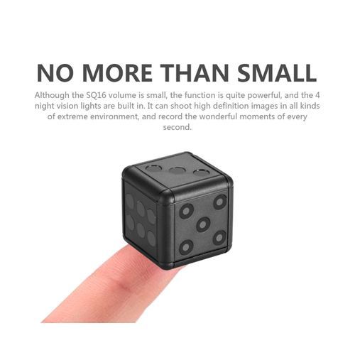 Mini Camera SQ13 SQ11 SQ16 SQ19 1080P Sensor Portable Security Camcorder Small Cam Secrespia Cameras Support Hidden TFcard(SQ16 White)