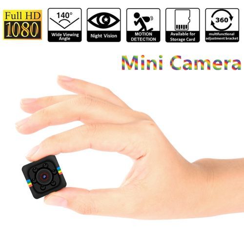 Mini Camera SQ13 SQ11 SQ16 SQ19 1080P Sensor Portable Security Camcorder Small Cam Secrespia Cameras Support Hidden TFcard(SQ16 White)