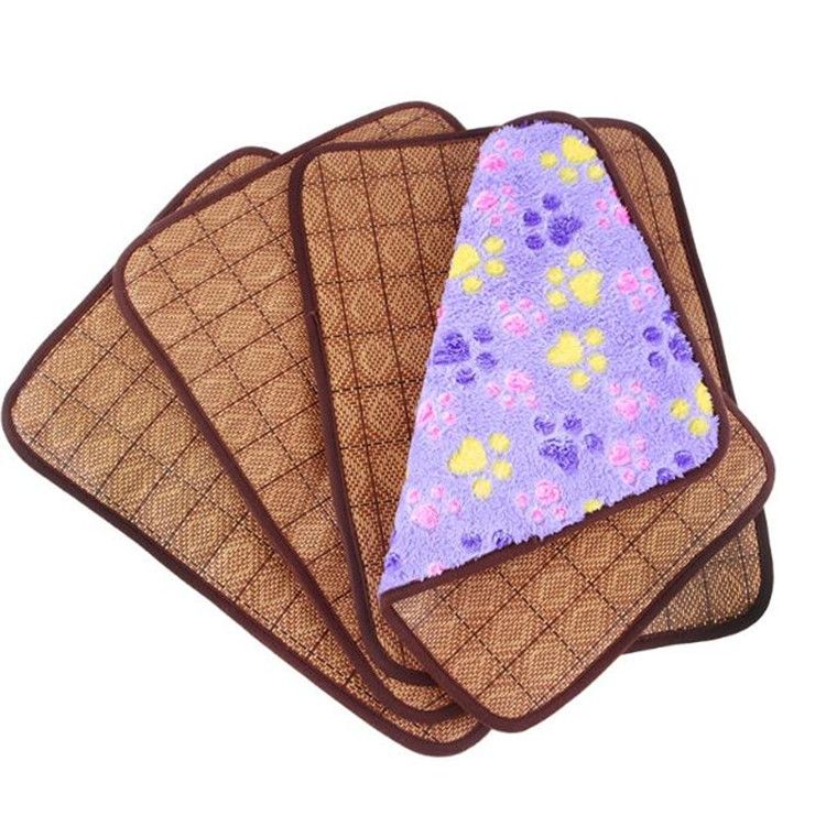 Pet Bed Pet Double-sided Mat Vine Cushion Kennel Cat Blanket Mat