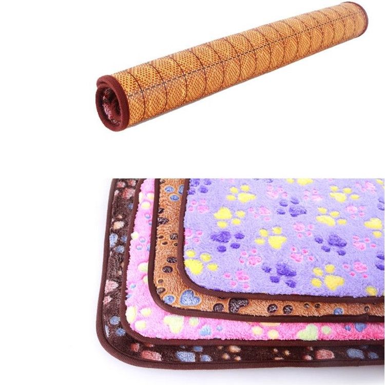 Pet Bed Pet Double-sided Mat Vine Cushion Kennel Cat Blanket Mat