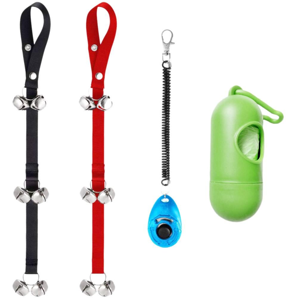 4 Pcs Set Dog Doorbells for Dog Training and Housebreaking