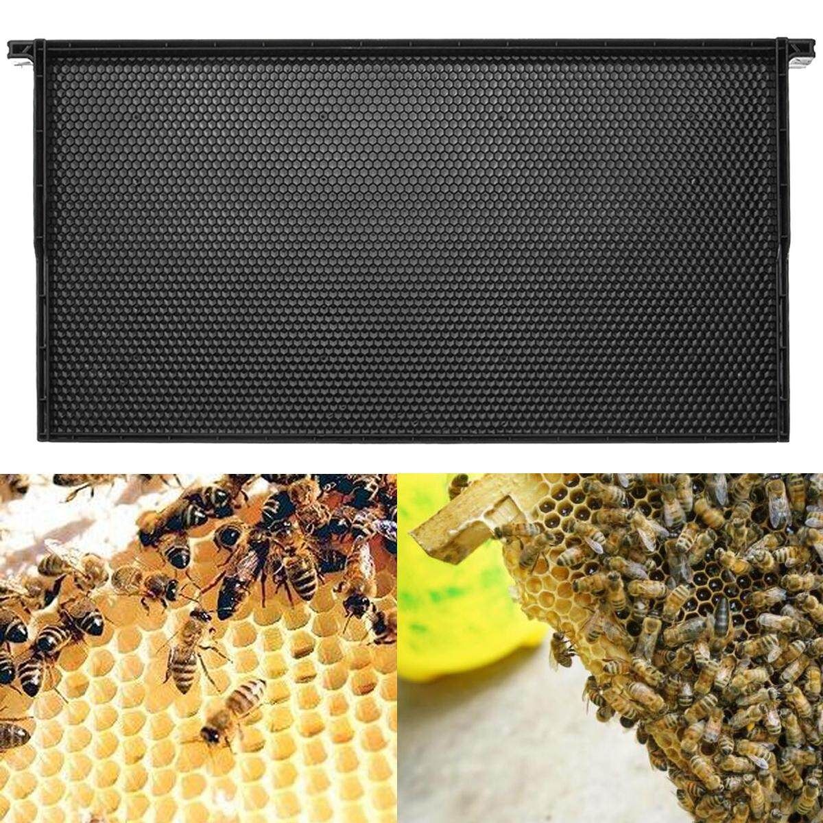 Plastic Comb Foundation Comb Beehive Frames Honey Bee Beekeeping Hive
