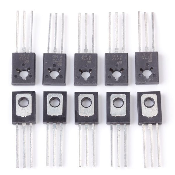 10Pcs B772 TO92 Package 3Pin  Medium Power Transistor Complement