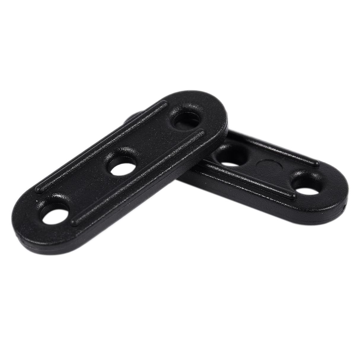 10Pcs Plastic Tent Guyline Bent Runners - Black