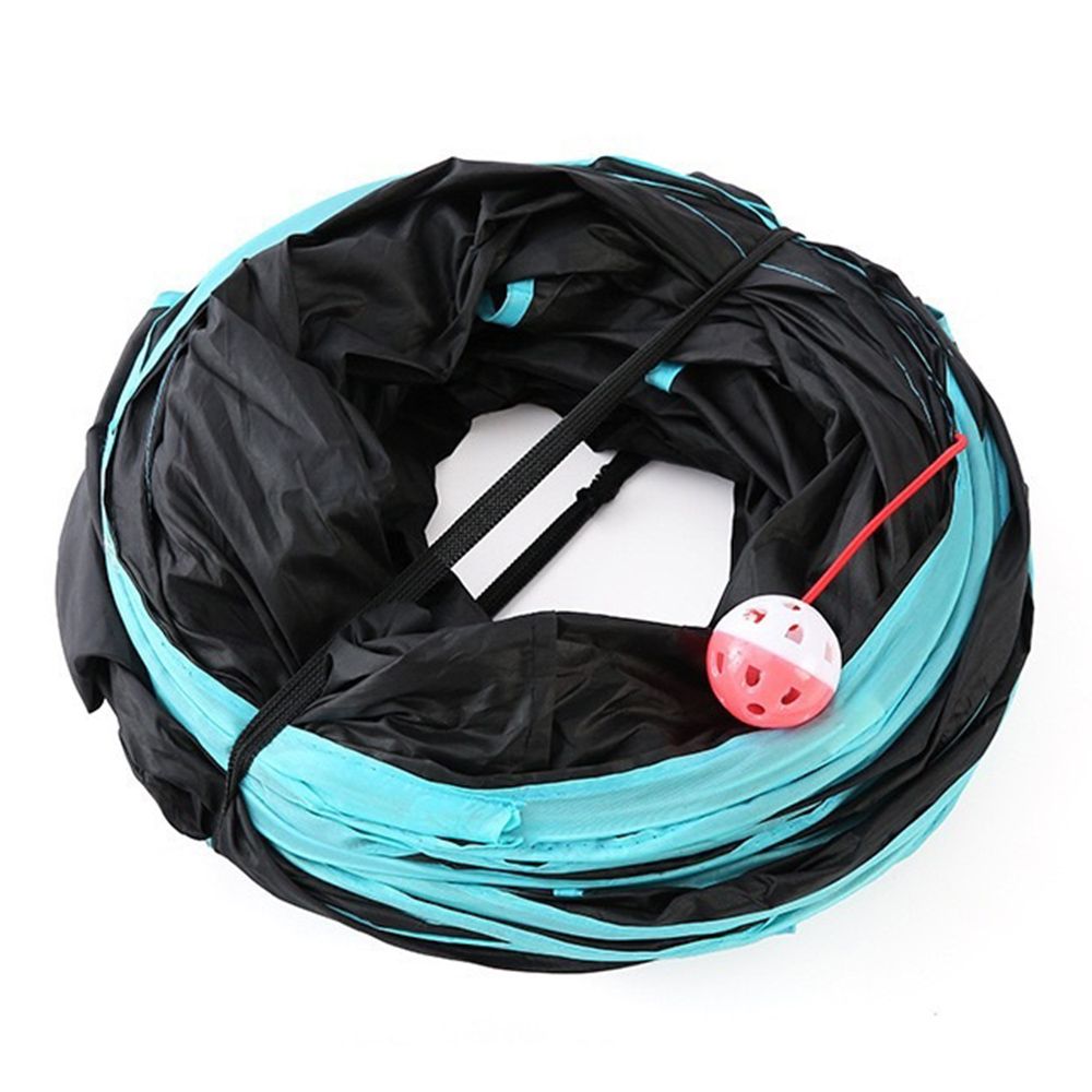 Indoor Cat Tunnel 4 Way Pet Play Tunnel Collapsible Tunnel