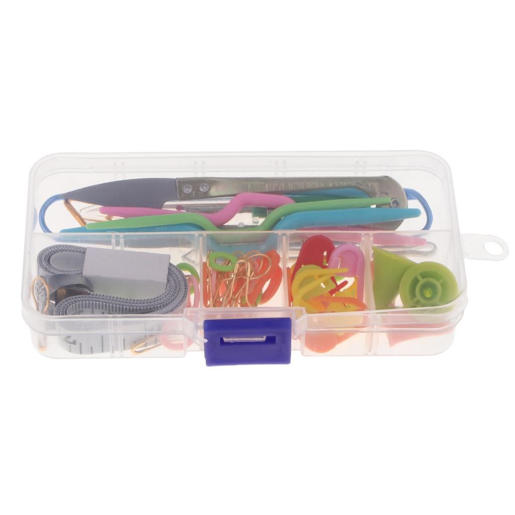1 Set Knitting Needles Sewing Tools Sewing Kit Supplies With Case Knit