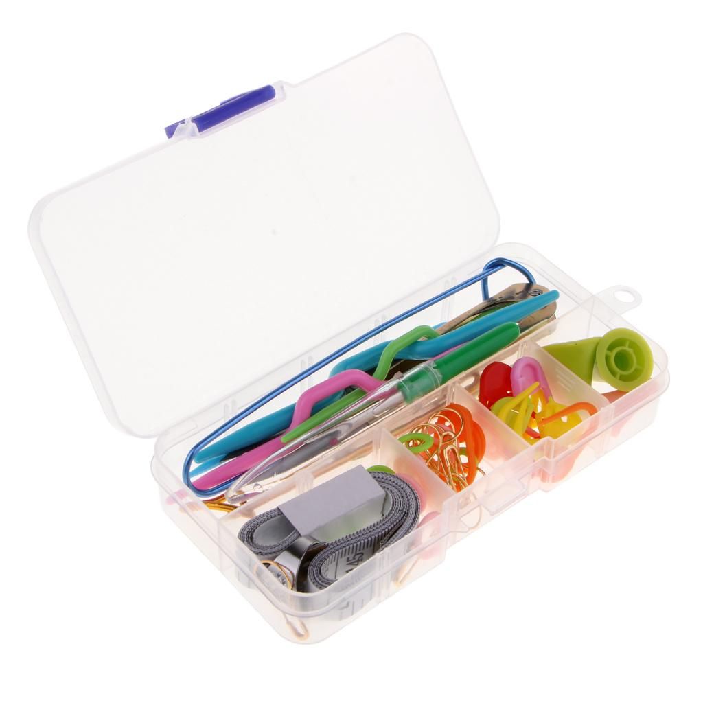 1 Set Knitting Needles Sewing Tools Sewing Kit Supplies With Case Knit