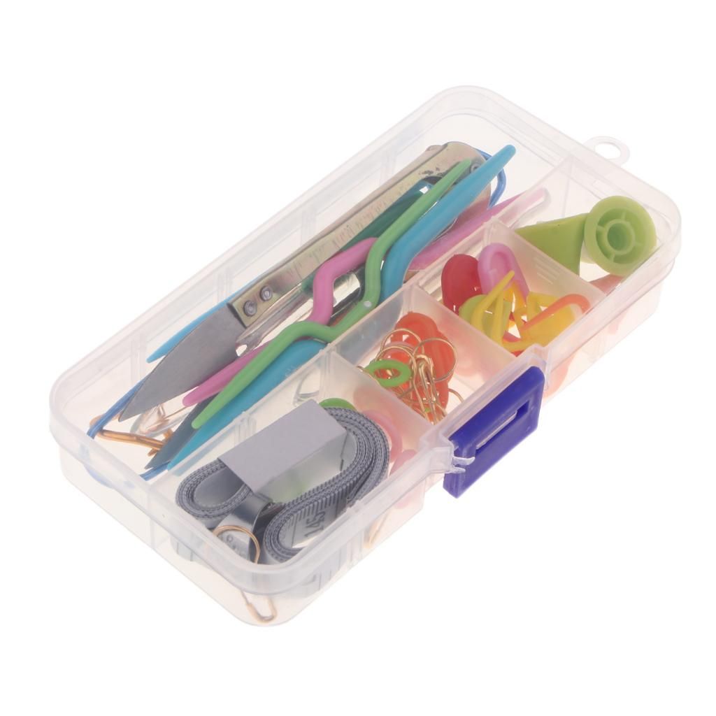 1 Set Knitting Needles Sewing Tools Sewing Kit Supplies With Case Knit
