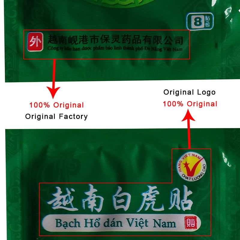 Neck Pain Shoulder Muscle White Relief Relieving Vietnam Joint 80pcs Balm Pain Medical Patch Back For Plasters OPHAX Tiger Patch