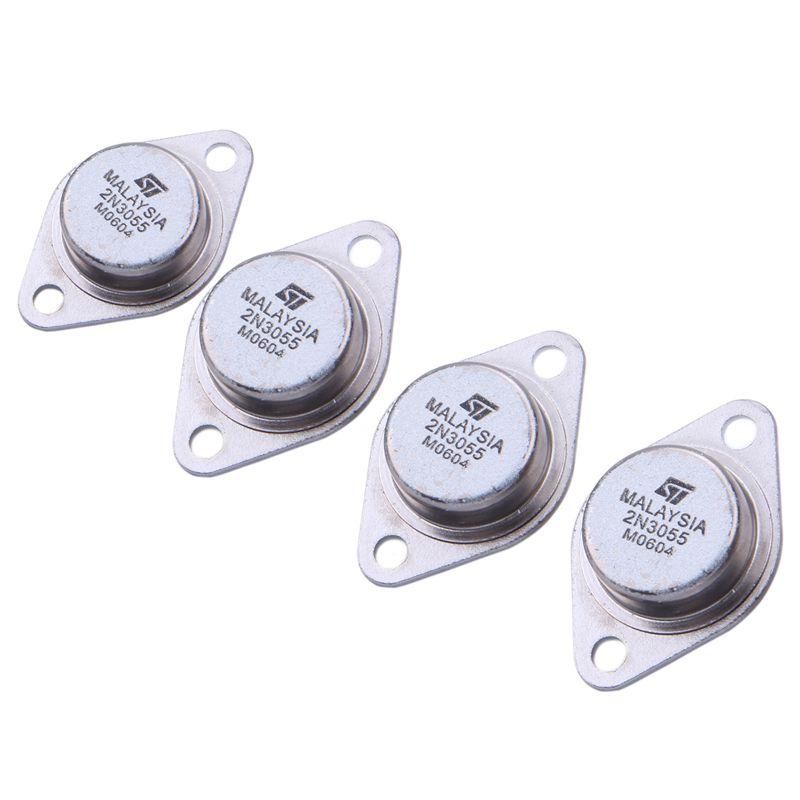 4 x 2N3055 15A 60V NPN Audio Power Transistor TO-3