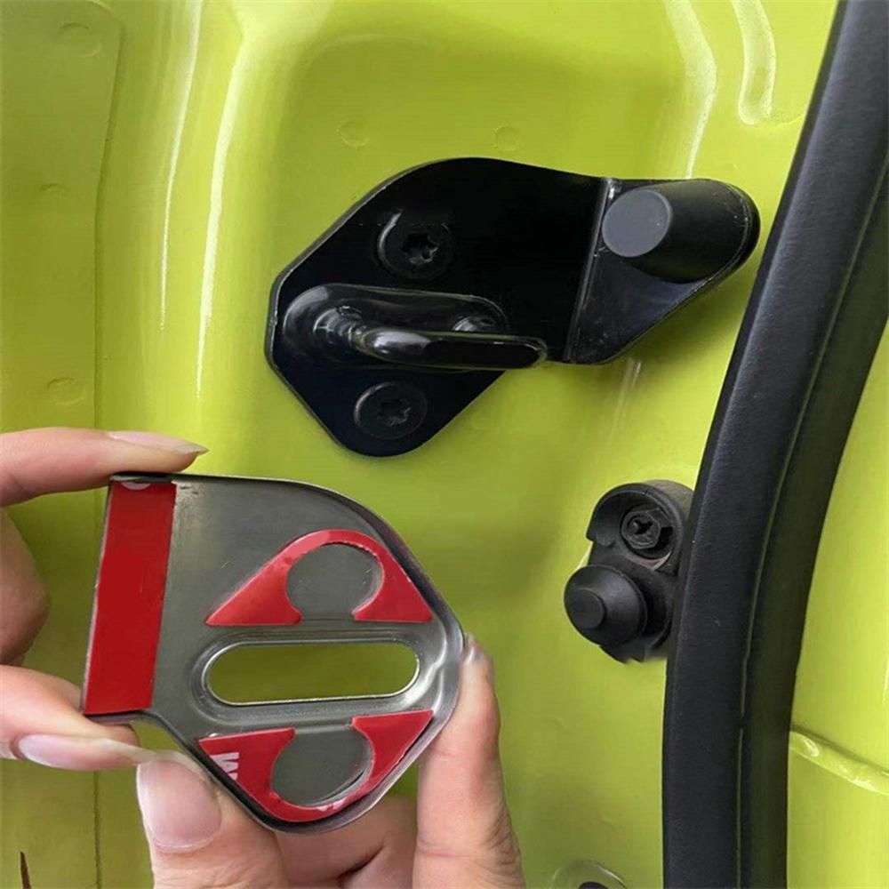 5Pcs Aluminum Alloy Car Door Lock Cover for Jimny 2019-2021