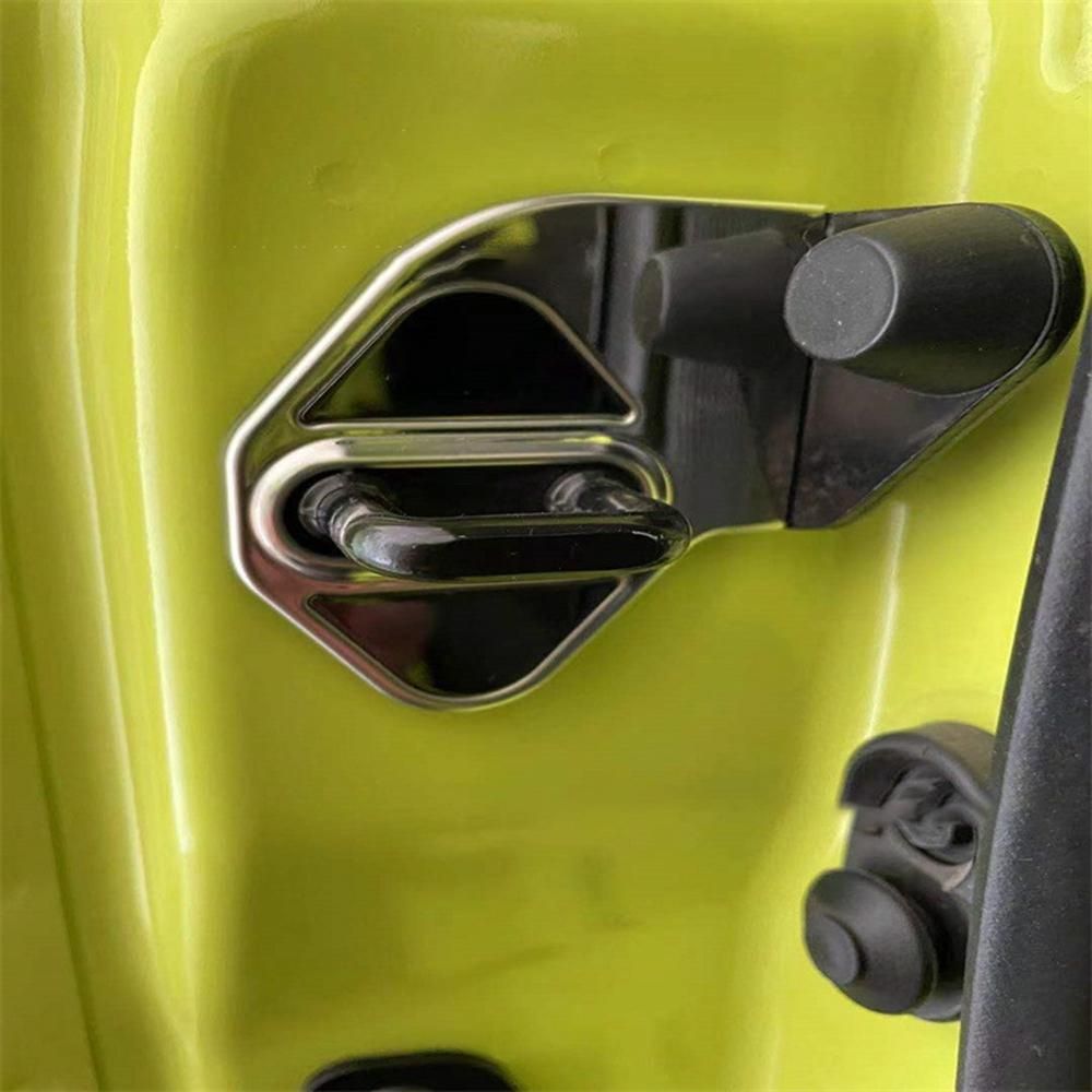 5Pcs Aluminum Alloy Car Door Lock Cover for Jimny 2019-2021
