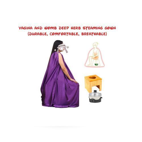 Vagina And Womb Deep Hot Steaming Pot Breathable Gown